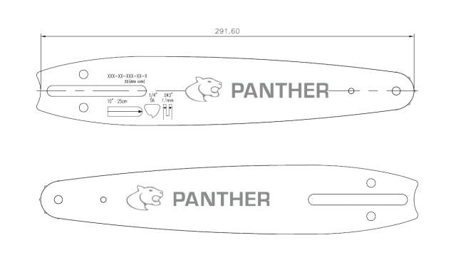 [ECHO0] E12-D1-42K-CV-1 [ECHO] 12"[30cm] Panther Mini Echo CS-2511 TES 1/4 .043 64 drive links