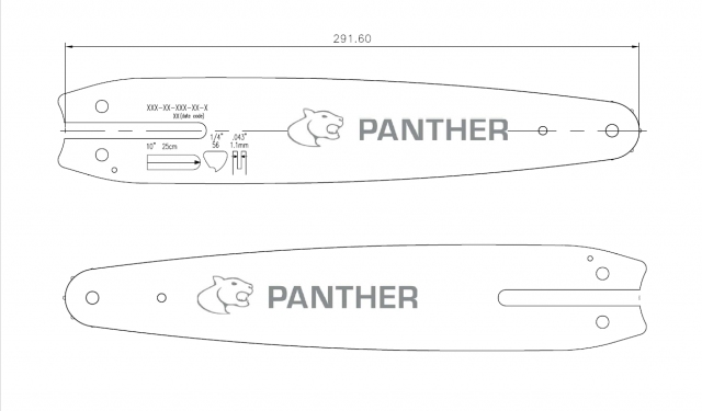 [STIHL0] E12-J1-42K-CV-1 [STIHL] 12"[30cm] Panther Mini Stihl MS150, MS150T, MSA160T 1/4 .043 64 drive links